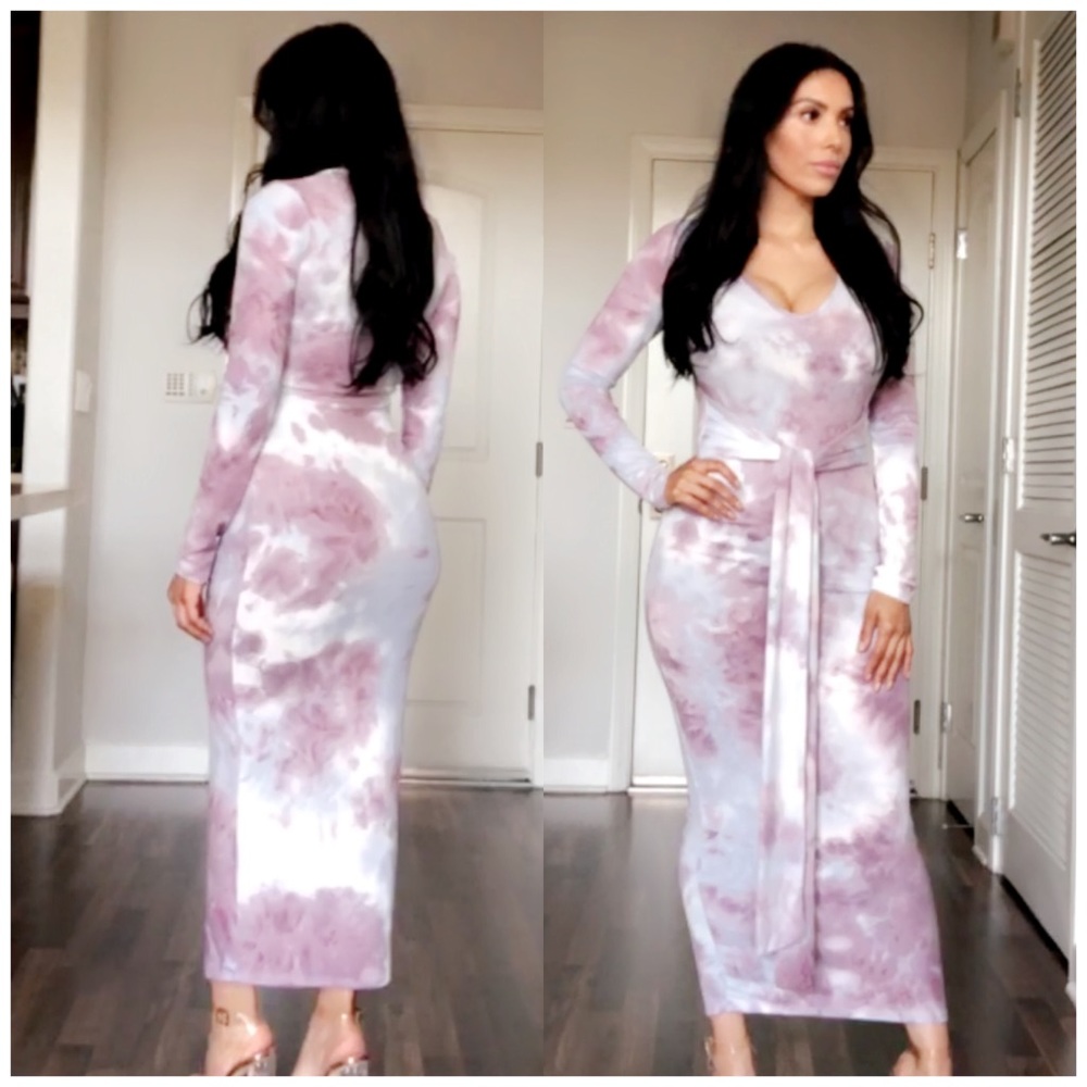 TIE-DYE MAXI DRESS